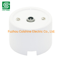 Ceramic Wall Outlet Socket Porcelain TV/Radio/Satellite Socket